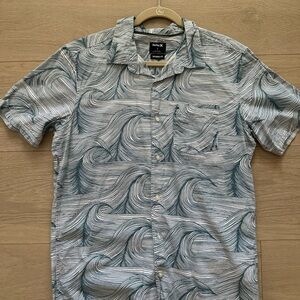Hurley Men's Ocean Wave Casual Shirt